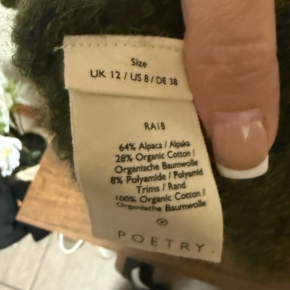 Poetry Oversized Coatigan Size 8 - Picture 4 of 4